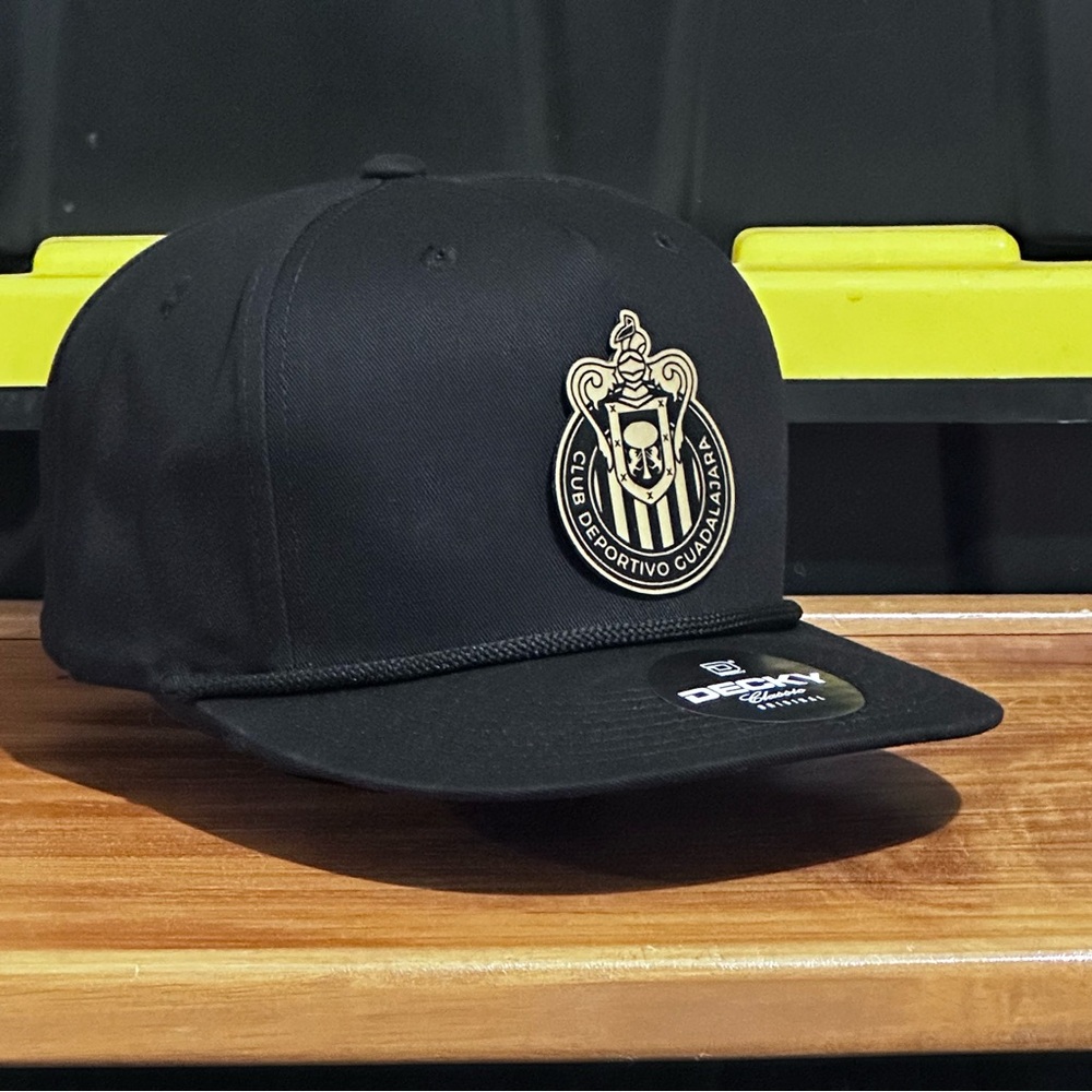 Las Chivas Soccer Team SnapBack Hat Decky Hats Black Color Hat